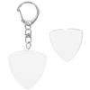 Heart Shaped Guitar Pick Keyring Picks Size Case Guitar Pick Keychain  Musical Accessories