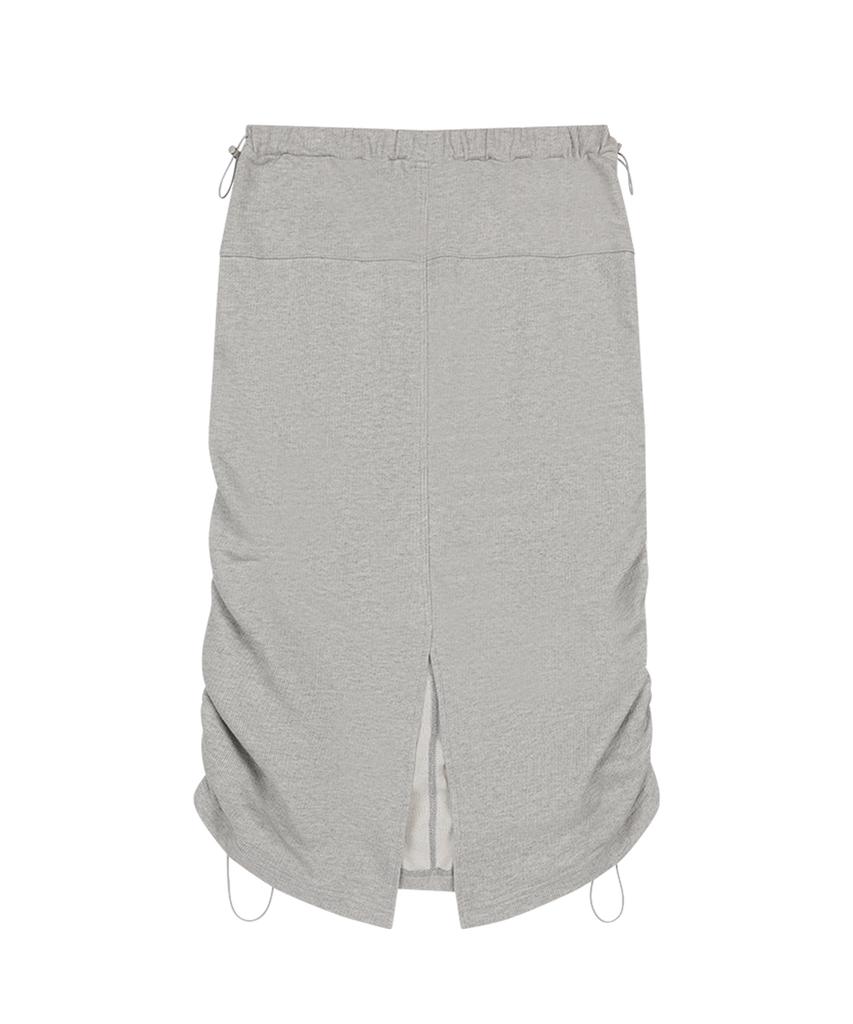Sunday Fruits Market String Sweat Skirt Gray