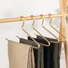 5pcs Non-Slip Metal Shirt Trouser Hook Hanger Open Ended Coat Clothes Rack Storage Wardrobe Organizers Space Saver Supplies
