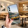 Ultra Sleek Car Su7  Phone Case Black Silicone Soft For Samsung Galaxy A73,A72,A71,A70,A53,A52,A51