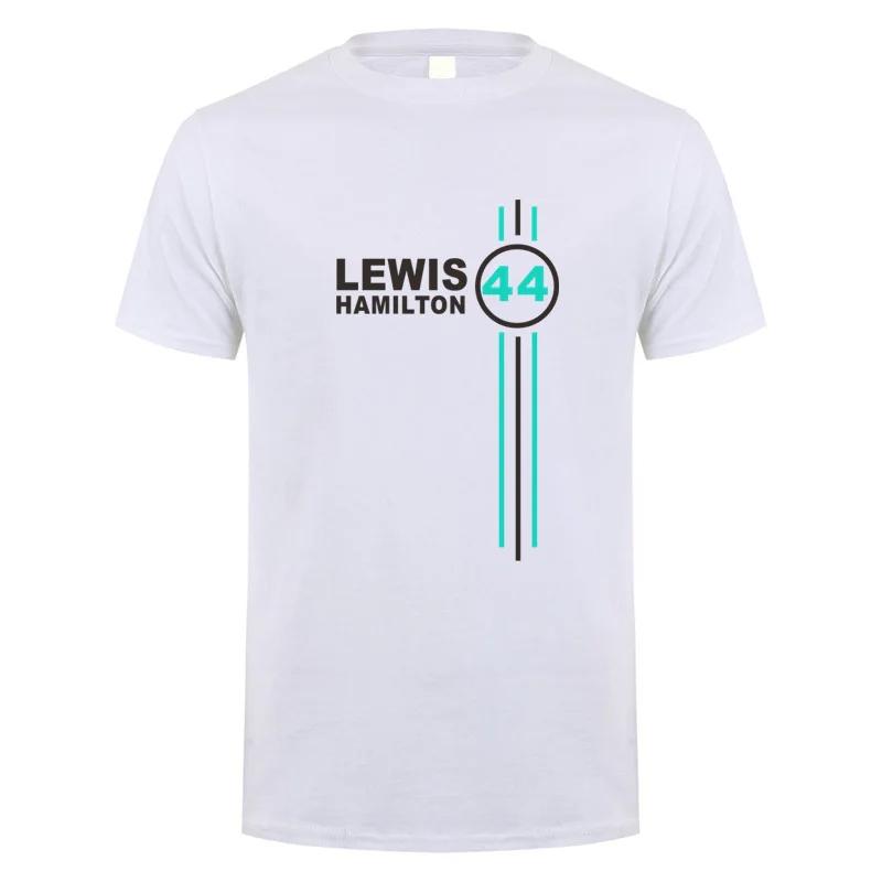 Lewis Hamilton 44 T Shirt Summer Unisex Cotton Short Sleeve T-shirts Lewis Hamilton Man Tops Tee 71857