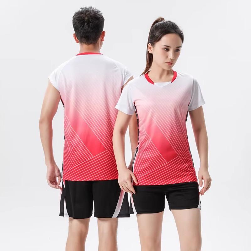 Men Womens Short Sleeve Volleyball Uniform Set Training Competition