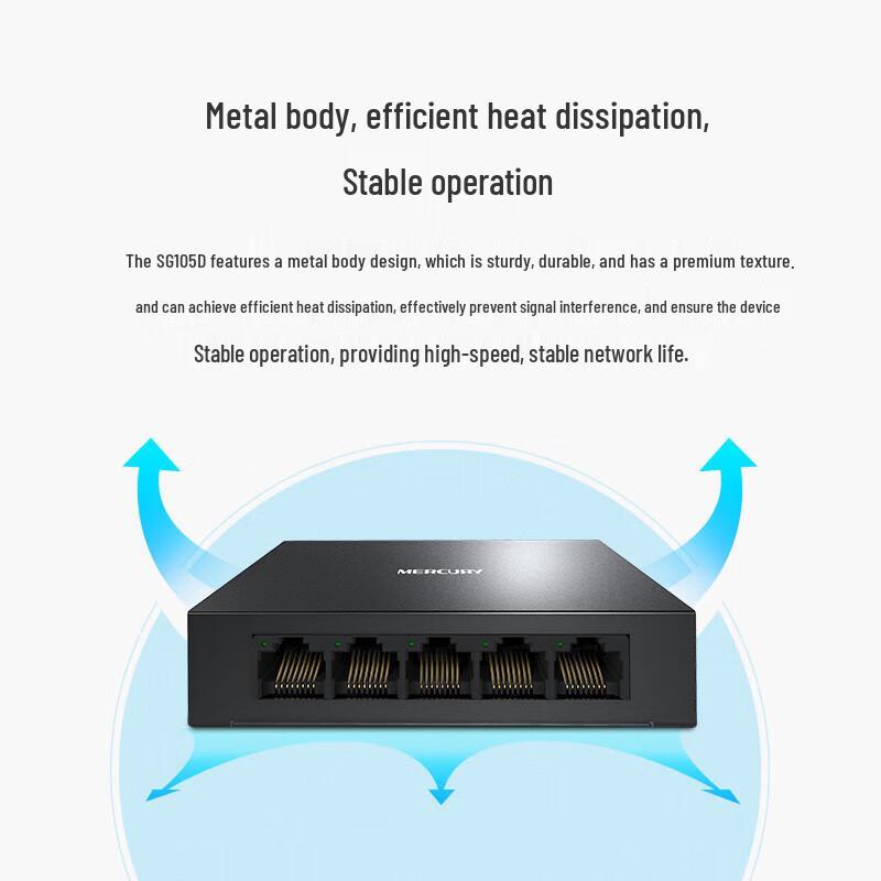 Mercury 5-Port Gigabit Ethernet Switch SG105D