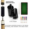 Yousheng Aluminum Billiards Pool Cue Extension Heavy Duty Snooker Pool Cue Middle Shaft Extender Adapter Handle Billiards Accessories