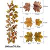 Осень 180 см Искусственная Осенняя Гирлянда из Кленовых Листьев Подвесное Растение Домашний Декор Вечеринка