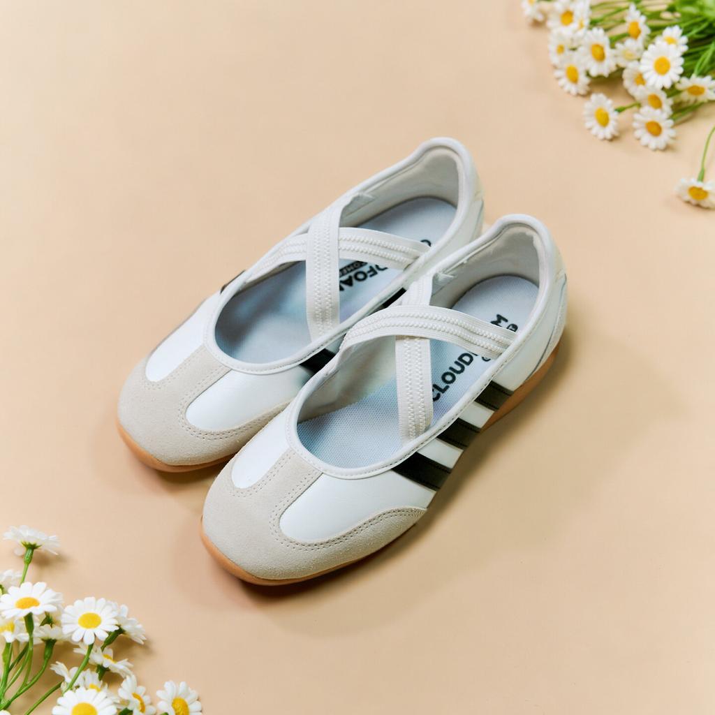 adidas Barreda Mary Jane Белый Черный Каучук (Женский)