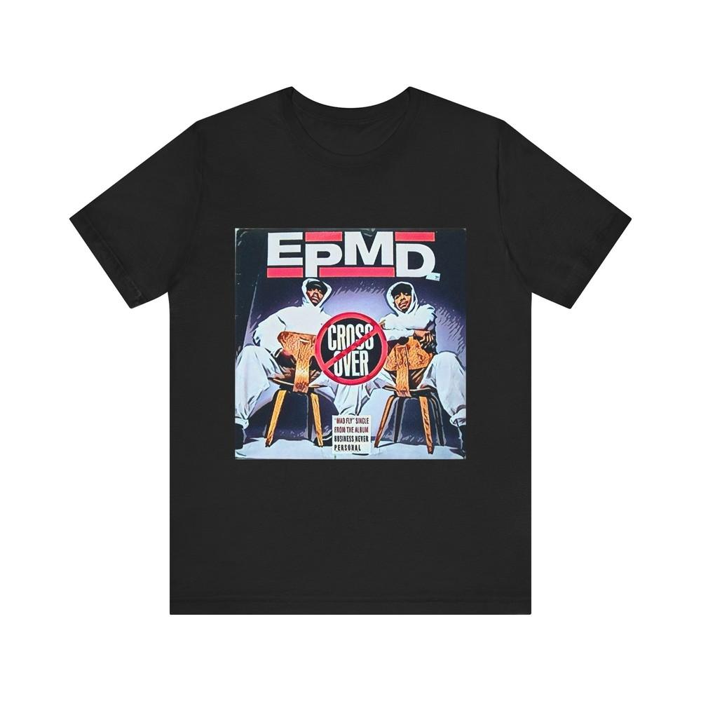 EPMD Графический Принт Хип-хоп Арт Круглый Вырез Унисекс Трикотажная Футболка с Коротким Рукавом НОВАЯ