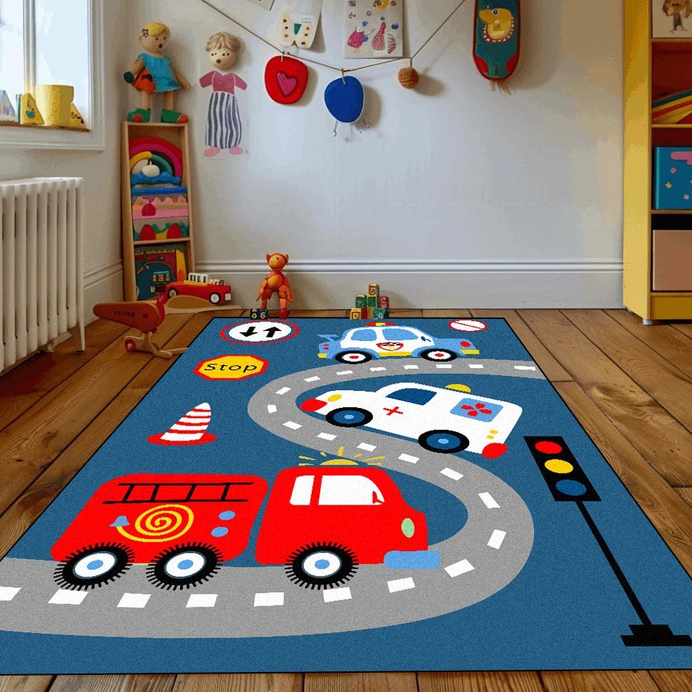 Cartoon Alphabet Hopscotch Carpet Carpets for Living Room Bedroom Floor Mat Large Area Rugs Children's Room Decor Anti-slip Rug
