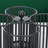 Pen Holder for Desk 360° Rotating Pencil Pen Organizer with 4 Compartments Desktop Storage Stationery Supplies Organizer