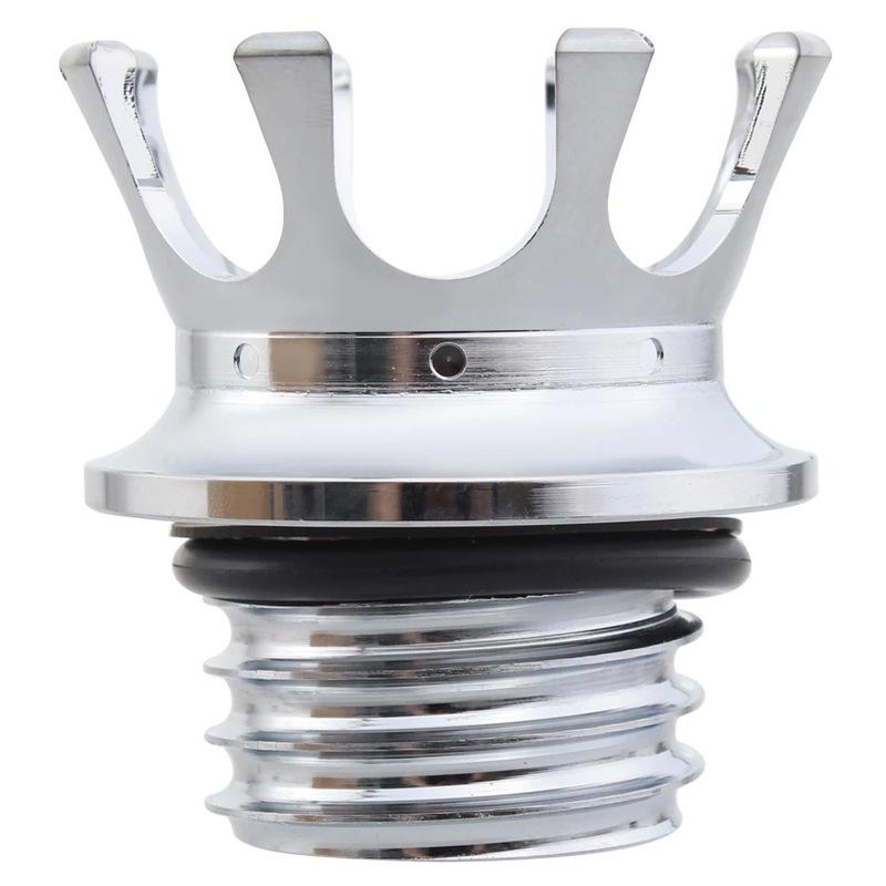 Motorcycle Aluminum Fuel Tank Cap for Harley 883 XL1200 48 72 Softail Fat Boy Dyna, CNC  Crown