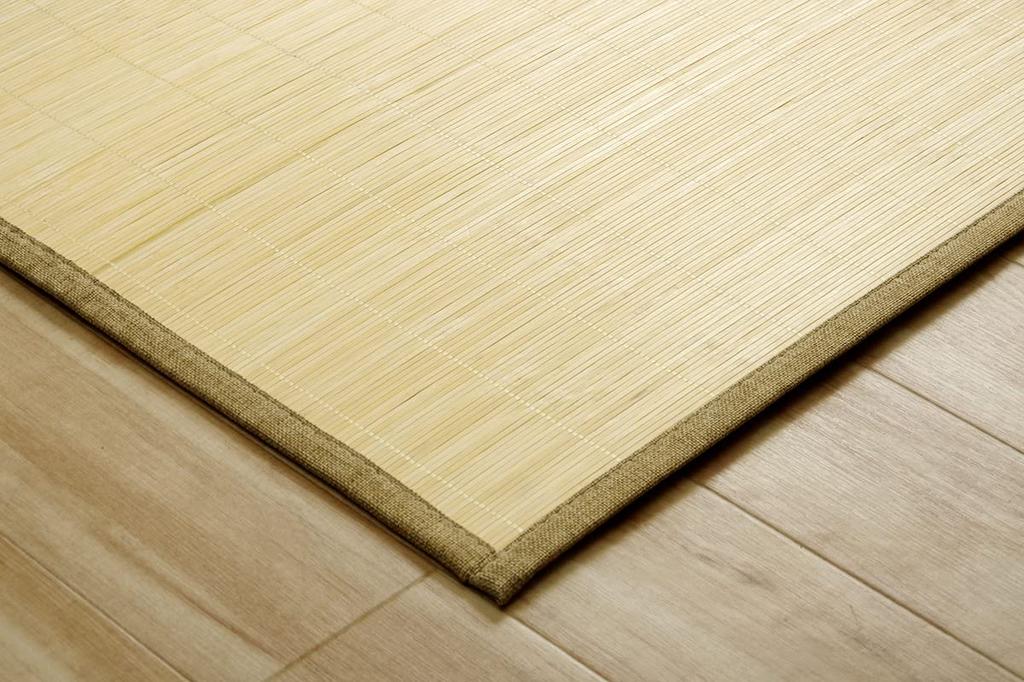 Ковер из бамбука Ikehiko, квадратный CXH, гладкий, 180 x 180 см, подушка цвета слоновой кости, прочный, бамбуковый, антибактериальный, устойчивый к запахам, дезодорирующий