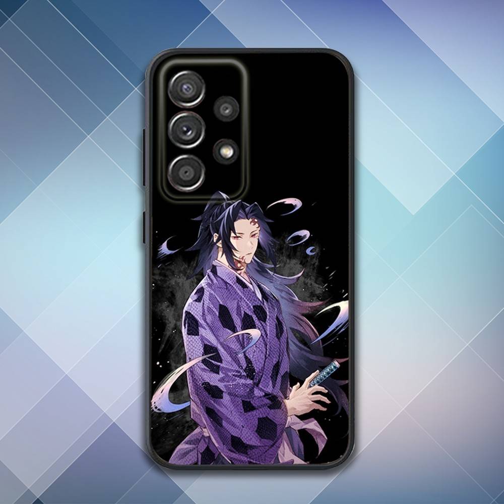 Demon K-Kokushibo Slayer Phone Case For Samsung S25,S24,S21,S22,S23,S30,Ultra,S20,Plus,Fe,Lite,Note,10,9,5G Black Cover