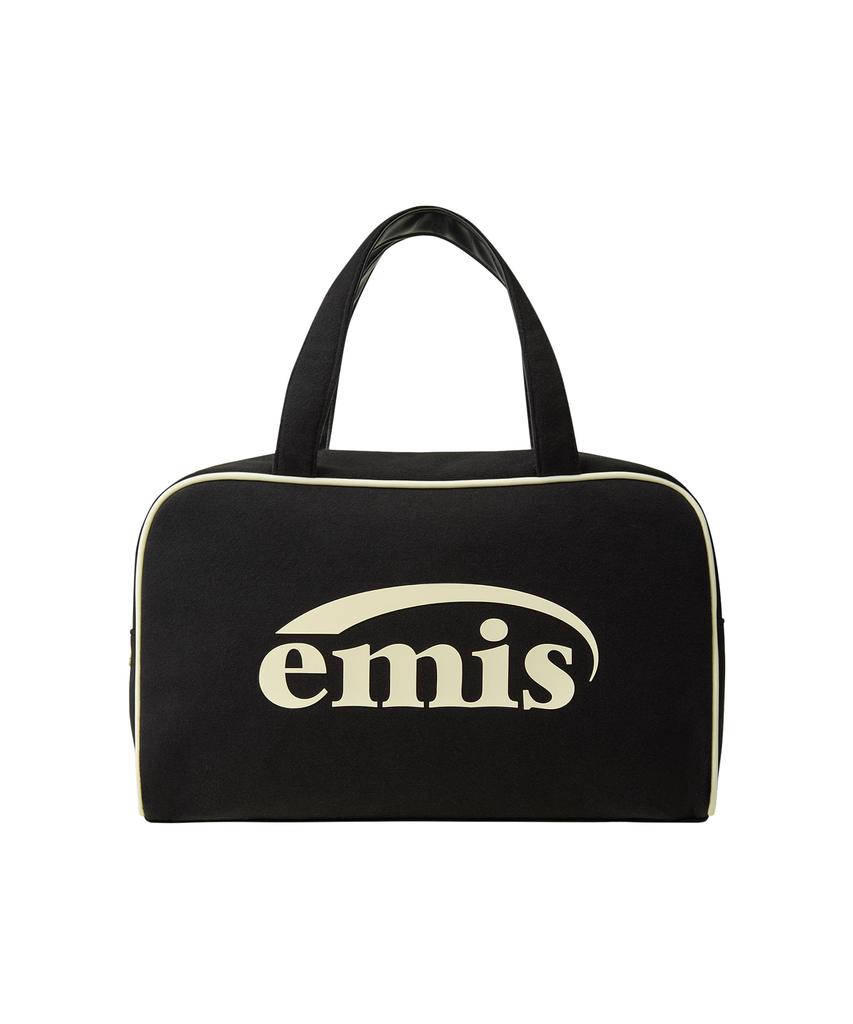 Сумка-тоут Emis с логотипом из джерси - Черная