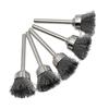 5pcs Rust Removing Polishing Brushes Grinding Wheel Wire Wheel Brush Rotary Tool  Drill Attachment