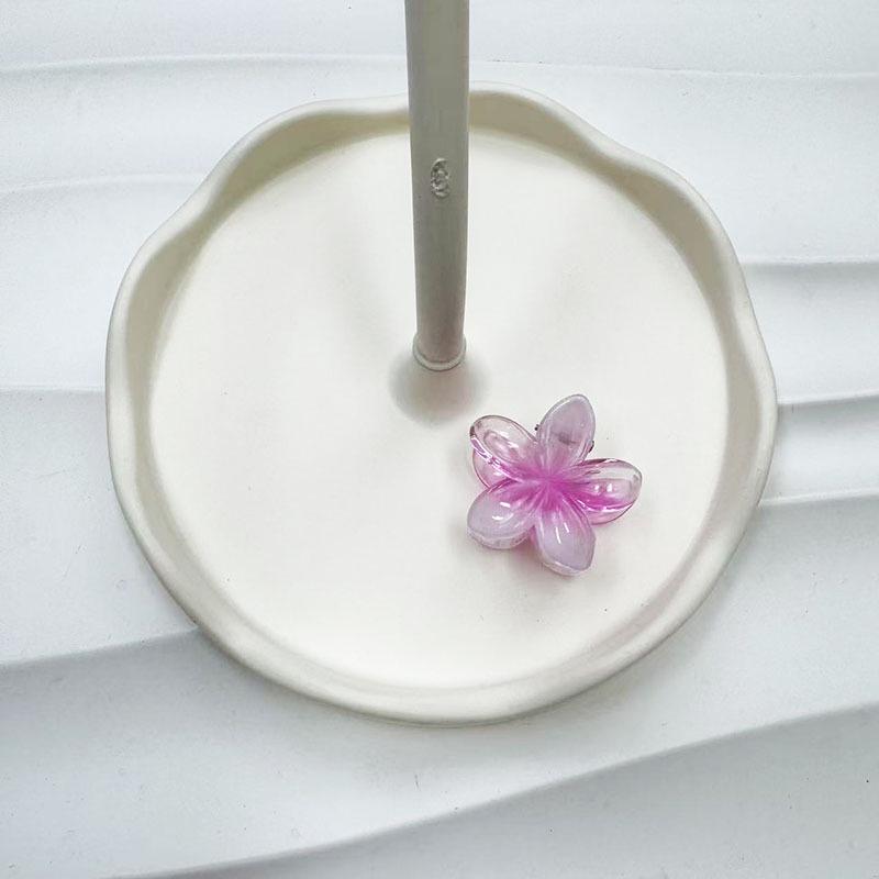 Европейский и американский Франжипани 4 см Модный зажим-краб для волос для пляжного отдыха