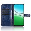 For Oppo A5 5G CPH2735/A5 4G CPH2727 Wallet Case Dot Pattern Imprint PU Leather Phone Cover with Wrist Strap