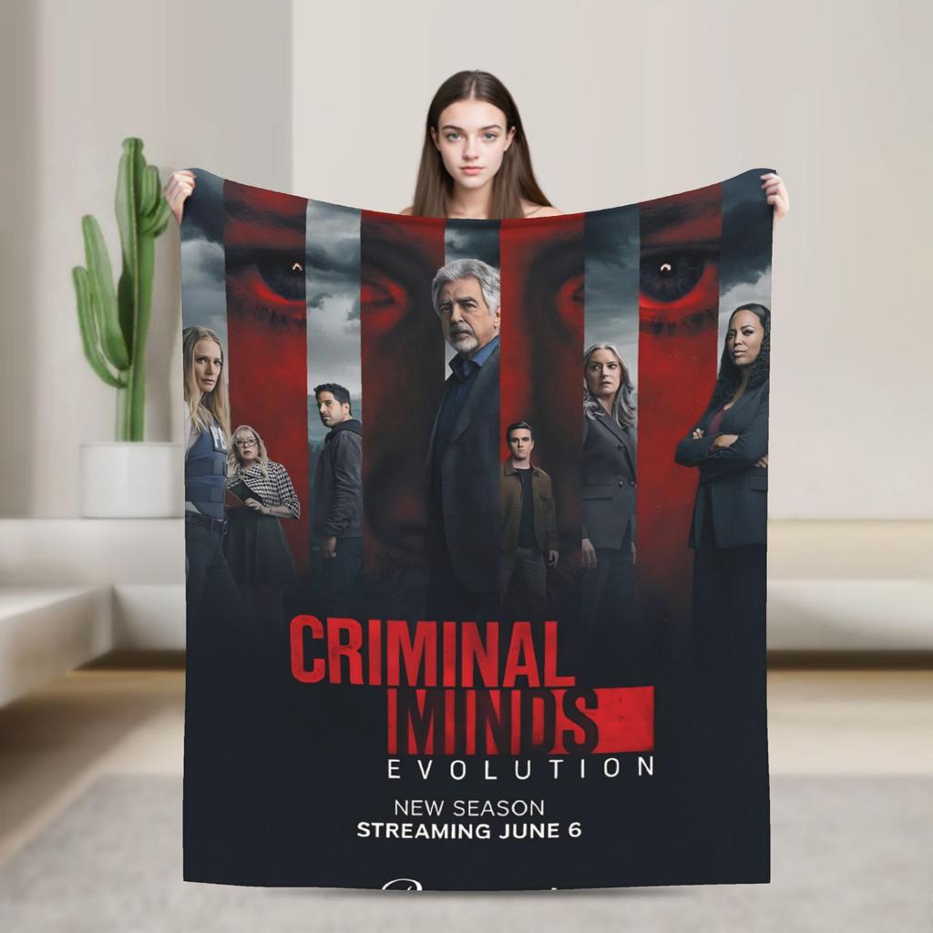 Criminal Minds Spencer Reid  Blanket  Camping Flannel Throw Blanket For Living Room Soft Custom DIY Quality Bedspread