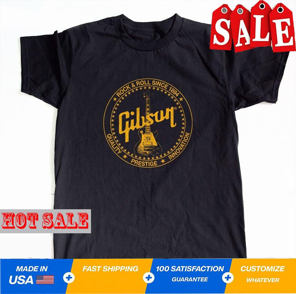 Gibson Les Paul Guitar Music 1894 T shirt Unisex T-Shirt
