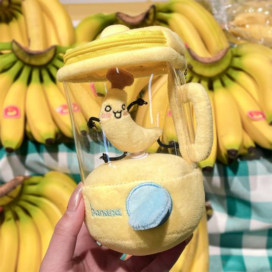 Игрушка-соковыжималка Веселая интерактивная плюшевая игрушка Блендер Забавная игрушка с выражением лица Декоративная