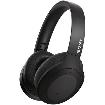 Восстановленные беспроводные наушники Sony BM, до 35 часов непрерывной работы, компактные, с сенсорным управлением, черные WH-H910N, с шумоподавлением, с высоким разрешением