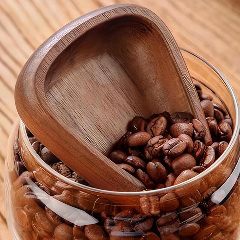 Дозирующий лоток для кофейных зерен из цельного дерева, портативная дозирующая бутылка, инструмент для поддержки кофе