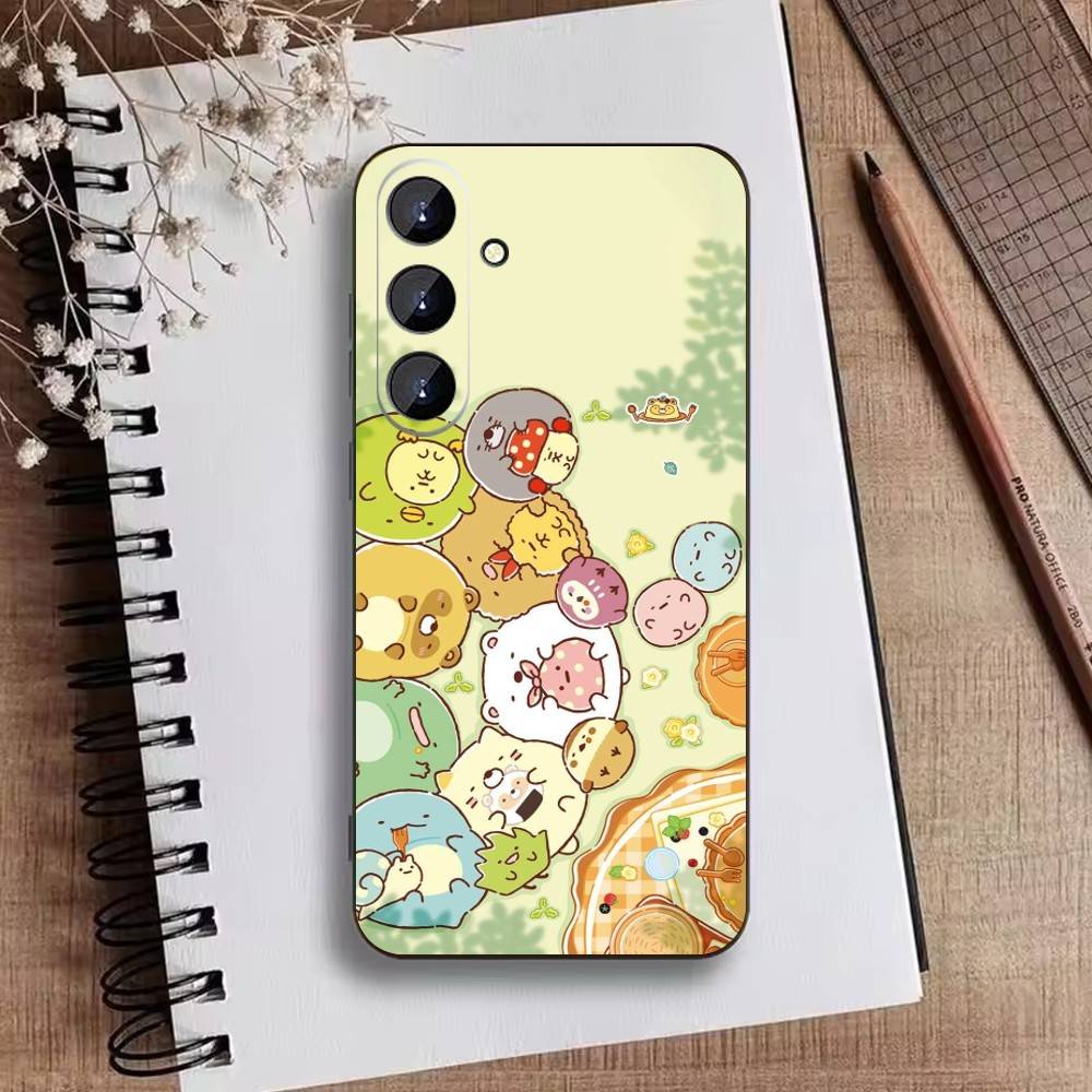 H-Sumikko Gurashi Phone Case For Samsung Galaxy A73,21,22,32,71,53,52,51,80,5G Soft Black Cover