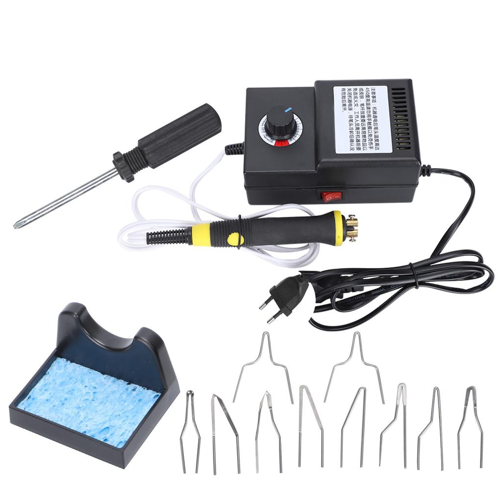 Машина для выжигания по дереву с регулируемой температурой, профессиональный набор для выжигания по дереву, художественные принадлежности, вилка EU Plug