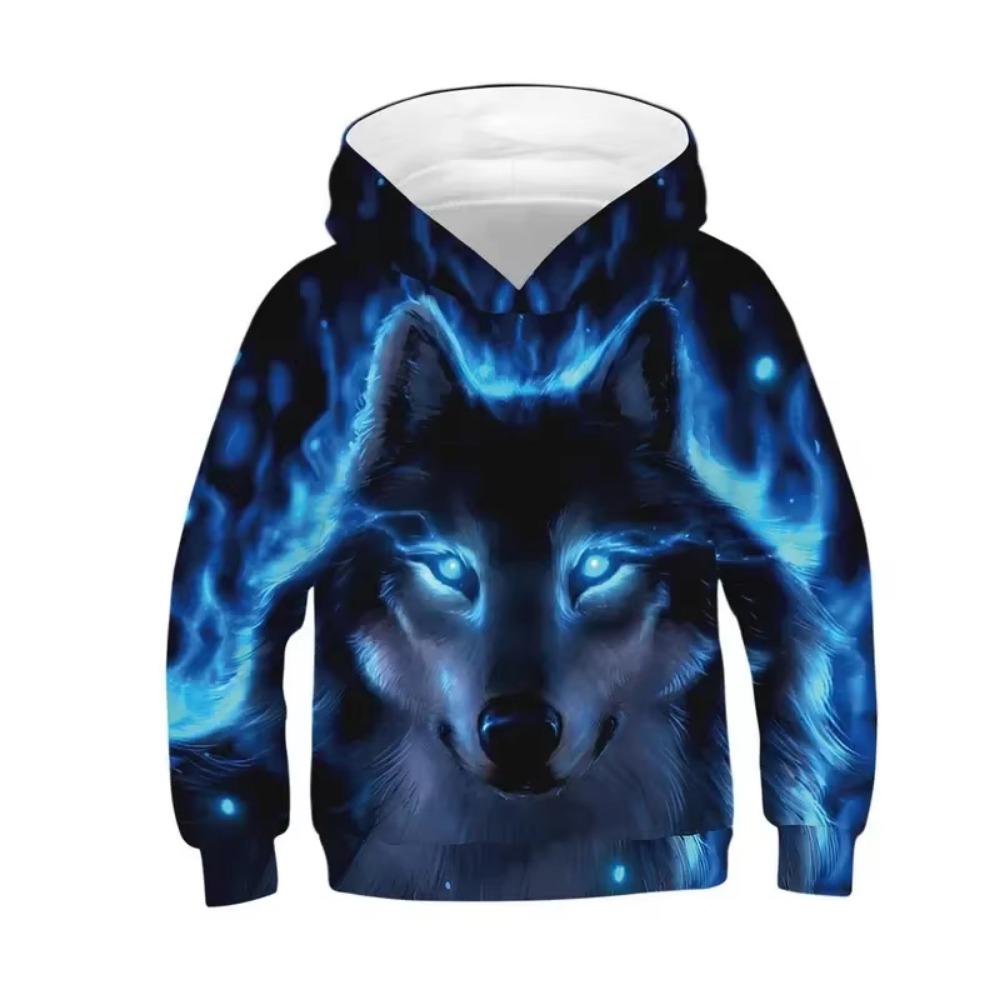 New Animal Lion Pattern 3D Printed Men's Hoodie Spring and Autumn Casual Long Sleeve Hoodie Street Loose Sweatshirts Men's Tops