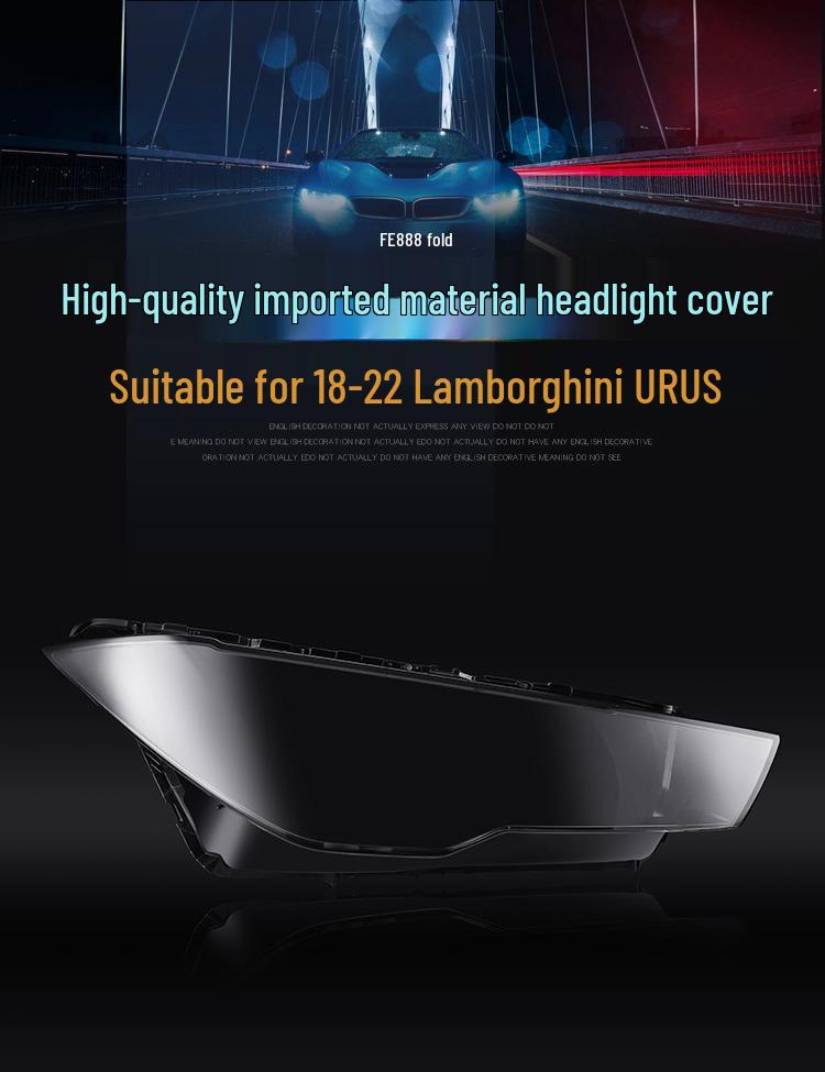 Lamborghini Urus SUV Headlight Lens Cover & Shell