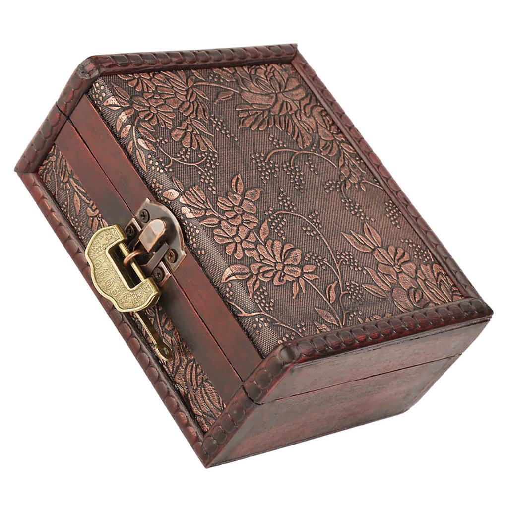 Wooden box  , European   with lock, fine workmanship, unique appearance,   service life, great for loved  , inner   prevents