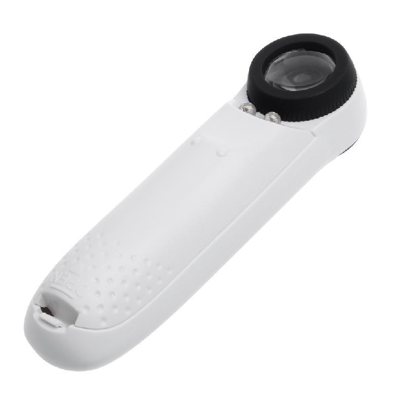 40x LED Light Magnifier Glass Jeweler Loupe Watch Loop Repair White