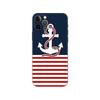 Полоски Якорь Лодка чехол для телефона для iphone 5 5s se 6 6s 7 8 plus x 10 XR XS 11 12 13 mini pro MAX черный tpu задняя крышка