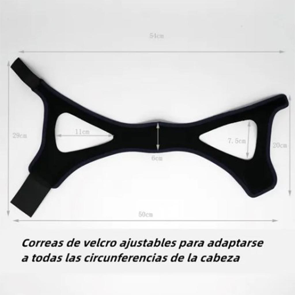 2PCS Anti Snoring Chin Strap Breathable Snore Reduction Jaw Support Belt for Men Women