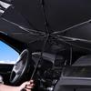 Retractable Car Parasol Thermal Insulation Car Sun Shade Car Umbrella  Sunlight Exposure