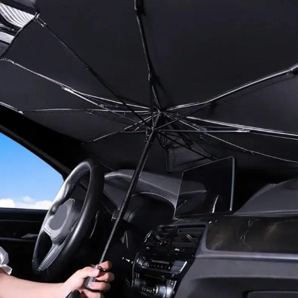 Retractable Car Parasol Thermal Insulation Car Sun Shade Car Umbrella Sunlight Exposure