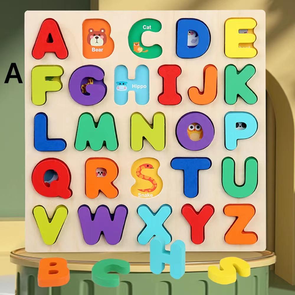 3D головоломки, деревянные детские игрушки, красочные Монтессори, цифры, буквы, геометрическая форма, соответствующие игры, ранние развивающие детские игрушки, подарок