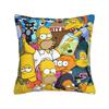 Pillow Case Bart SSimpsons Neon Print Soft  Pillow Cover For Living Room Chair Fashion Pillowcases