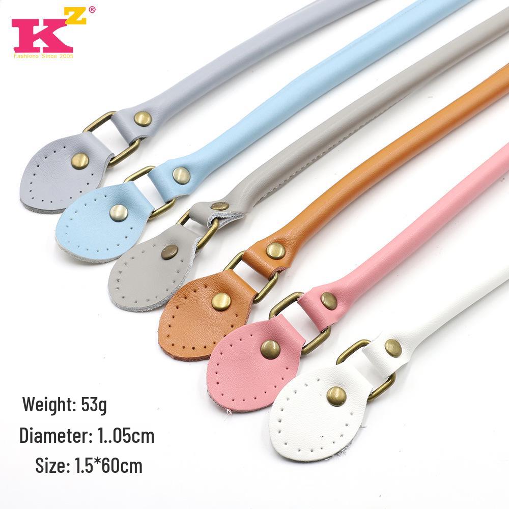 Сумка через плечо из натуральной коровьей кожи с фурнитурой-кольцом, ручкой-ремнем и аксессуарами для сумки 60 см