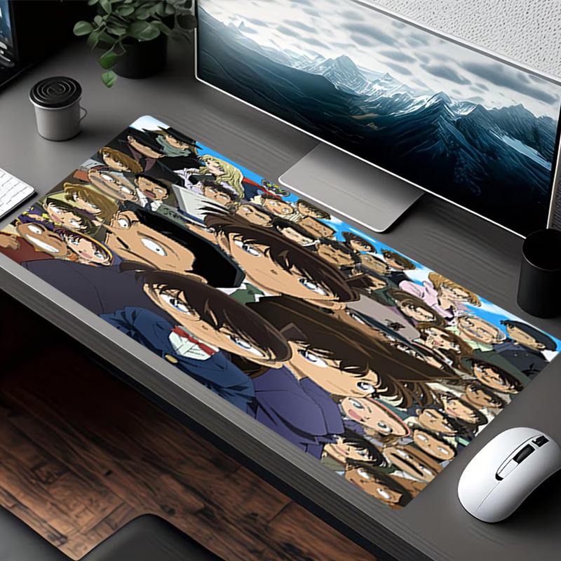 Detective Conan Print Mouse Pad, for Keyboard Pad Laptop PC Mat for Office Home Use, Desk Decor, Perfect Birthday Gift for Gamers
