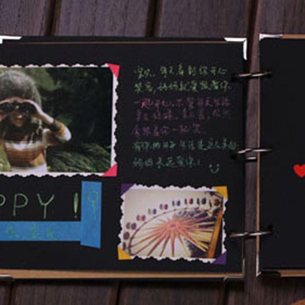 Самоклеящийся внутренний фотоальбом DIY Love Heart Детский альбом для развития Путешествия