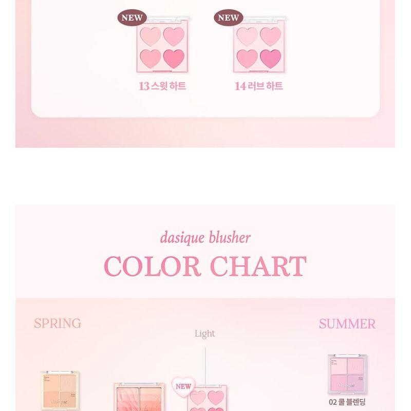 DASIQUE Смешивающая румяна Mood Cheek Коллекция Sweet Heart - 2 типа