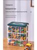 Large Transparent Toy Storage Box with Lid for Children's Building Blocks and Lego Organizer