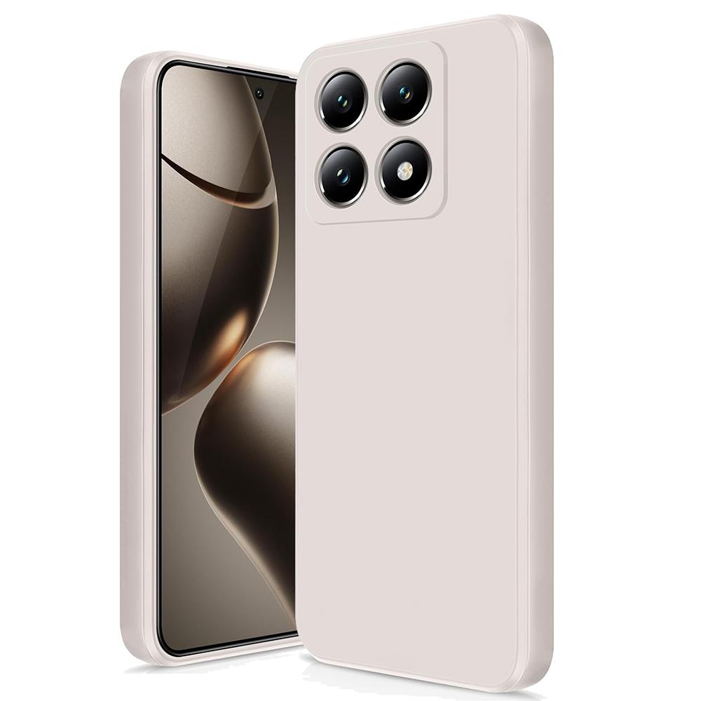 Роскошный квадратный мягкий силиконовый чехол для Xiaomi Mi 15 14 14T 13 13T 12 12T 12X 12S Pro Lite Ultra Матовый Чехол Конфетного Цвета Ударопрочный