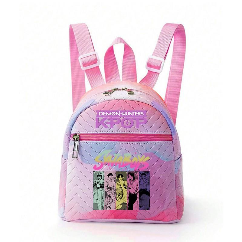 Girls Lightweight School Backpack Candy Color Minimalist Campus Bag Teenagers Daily Use 20L Capacity