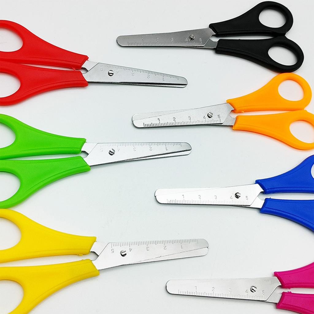 Маленькие ножницы, которые могут измерять, пять цветов, маленькие и портативные