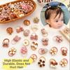10 Pcs/Set Cute Cartoon Bear Rabbit Hair Band Girls Elastic Rubber Band Headwear Flower Bow Baby Kids Hair Accessories Ornaments