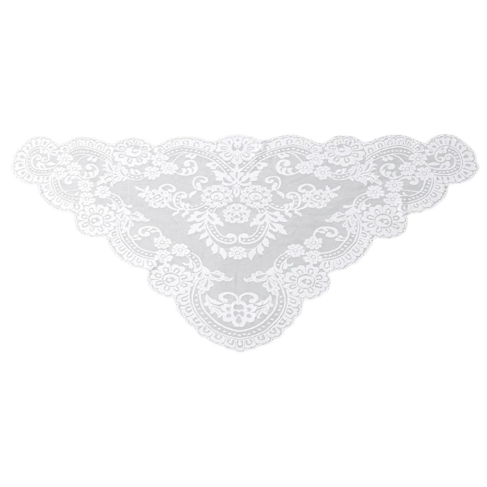 Vintage Head Covering Scarf Shawl Elegant Wedding Headscarf Embroidered Flower Scarf Party
