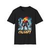 Burn with Fear - Calgary Flames Horror Mashup T-Shirt
