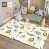 Cartoon Rugs For Bedroom Kids Cute Animal Carpet Korean Style Mat Soft Room Rug Non-slip Nordic Style Decoration