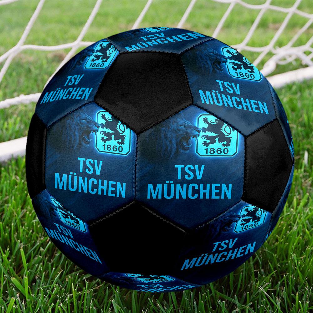 1 шт. Футбольный мяч TSV 1860 Munich, размер 5, для зала, модный, цветной, для игры на заднем дворе - Отличный подарок для любителей спорта HE60